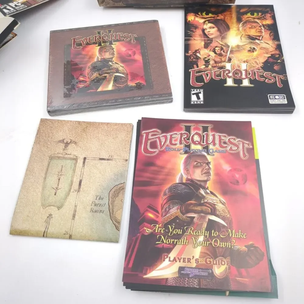 EverQuest II PC DVD-ROM Software Video Game MMO RPG Fantasy Sealed Game Disc